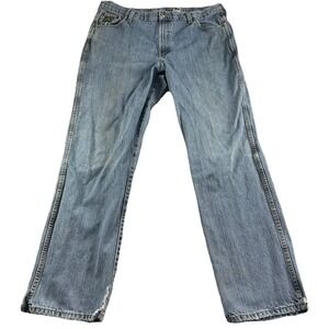 Cinch Jeans Mens 40x34 (39x33) Men's Relaxed Fit Green Label Distress Fade‎